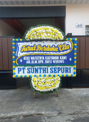 Papan Bunga Duka di Kalidoni